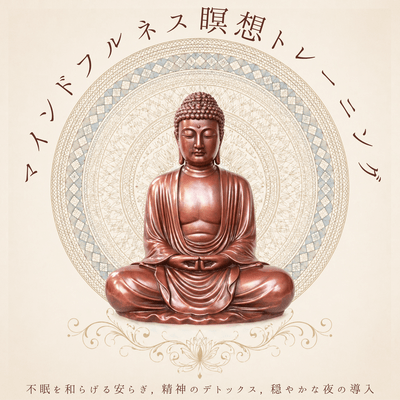 Mindfulness Meditation Training: Relief from Insomnia, Mental Detox, and the Introduction to a Calm Night Front Cover