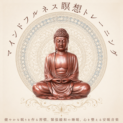 Mindfulness Meditation Training: Habits for Healthy Sleep, Tension-Relieving Sleep, Calming Sleep Music Front Cover