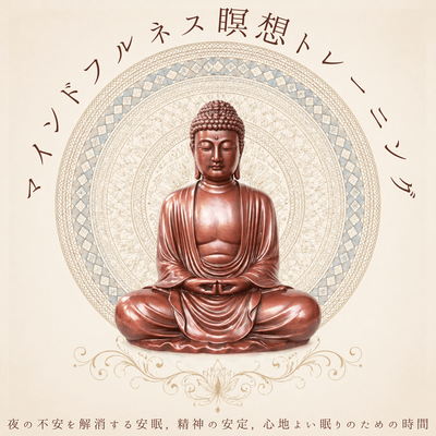 Mindfulness Meditation Training: Time for Relieving Nighttime Anxiety, Achieving Peace of Mind, and Enjoying a Good Night's Sleep Front Cover