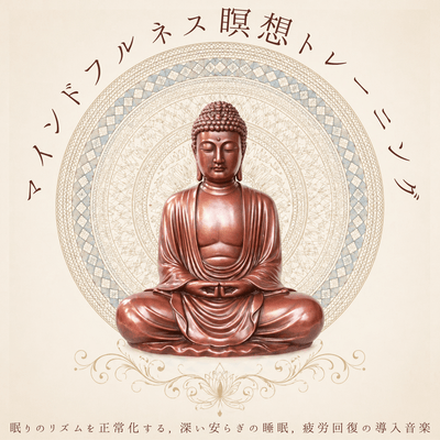 Mindfulness Meditation Training: Introductory Music for Normalizing Sleep Rhythms, Deep and Restful Sleep, and Fatigue Recovery Front Cover