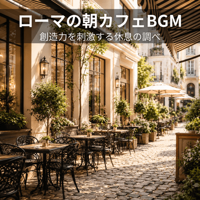 Roma morning cafe background music: Relaxing melodies that stimulate creativity. Front Cover
