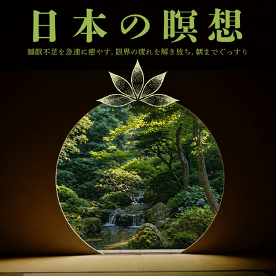 Japanese Meditation - Rapidly Relieve Sleep Deprivation, Release Exhaustion, and Sleep Soundly Until Morning Front Cover