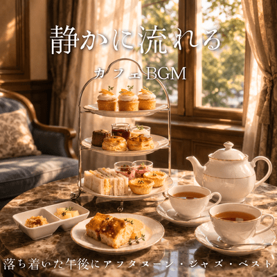Quietly flowing cafe background music ~ Afternoon jazz best for a relaxing afternoon Front Cover