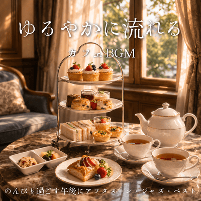 ゆるやかに流れるカフェBGM~のんびり過ごす午後にアフタヌーン・ジャズ・ベストのジャケット写真