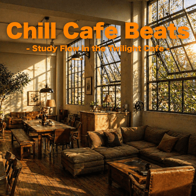 Chill Cafe Beats - Study Flow in the Twilight Cafe - Front Cover