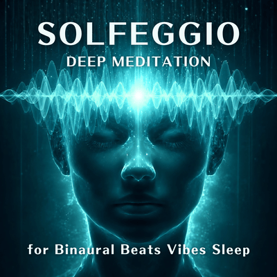 Solfeggio Deep Meditation for Binaural Beats Vibes Sleepのジャケット写真