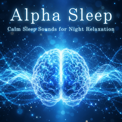 Alpha Sleep: Calm Sleep Sounds for Night Relaxation Front Cover