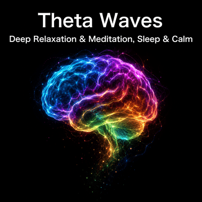 Theta Waves: Deep Relaxation & Meditation, Sleep & Calm Front Cover