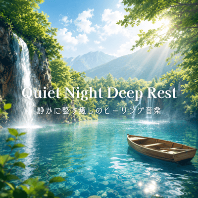 Quiet Night Deep Rest: Soothing and calming healing music. Front Cover