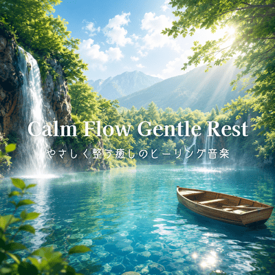 Calm Flow Gentle Rest: Gentle and soothing healing music. Front Cover