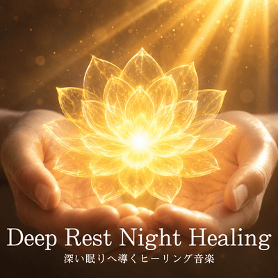 Deep Rest Night Healing: Healing music to induce deep sleep. Front Cover