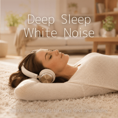 Deep Sleep White Noise - Gentle Sleep Sounds for Deep Rest and Healing Front Cover