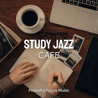 Study Jazz Cafe - Peaceful Focus Music Front Cover