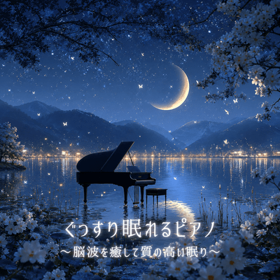 Deep Sleep Piano ~ Healing Brainwaves for Quality Sleep ~ Front Cover