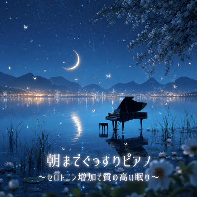 Sleep Soundly Until Morning Piano ~ Serotonin Boost for Quality Sleep ~ Front Cover