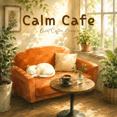 Calm Cafe - Quiet Coffee Break Front Cover