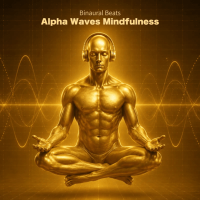 Binaural Beats - Alpha Waves Mindfulness Front Cover