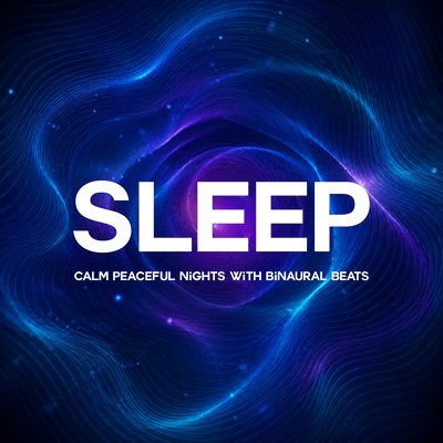 Sleep: Calm Peaceful Nights with Binaural Beats Front Cover