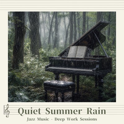 Quiet Summer Rain - Jazz Music - Deep Work Sessions Front Cover