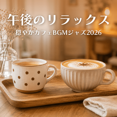 Afternoon Relaxation - Gentle Cafe Background Jazz 2026 Front Cover