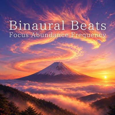 Binaural Beats: Focus Abundance Frequency Front Cover