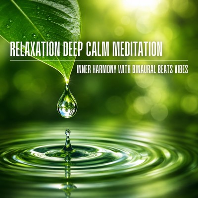 Relaxation Deep Calm Meditation Inner Harmony with Binaural Beats Vibes Front Cover