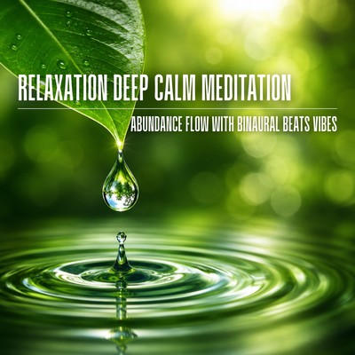 Relaxation Deep Calm Meditation Abundance Flow with Binaural Beats Vibes Front Cover