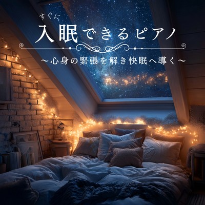 Gentle piano music to help you fall asleep quickly - releasing mental and physical tension and leading to restful sleep. Front Cover