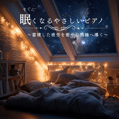 Piano music to help you fall asleep instantly - relieves accumulated fatigue and leads to deep sleep. Front Cover