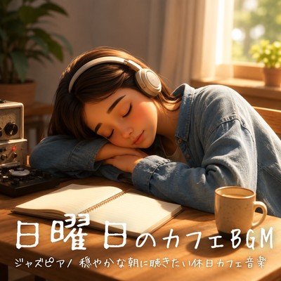 Gentle morning café background music for working - Jazz piano, perfect for mornings when you want to relax and concentrate. Front Cover
