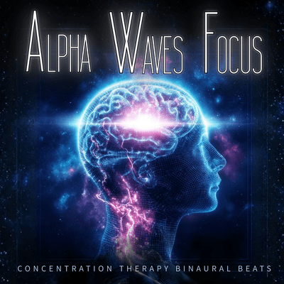 Alpha Waves Focus: Concentration Therapy Essentials Front Cover