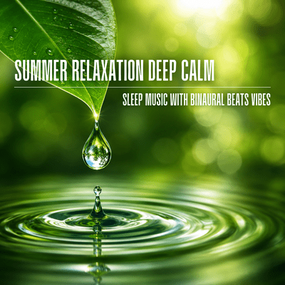 Summer Relaxation Deep Calm Sleep Music with Binaural Beats Vibes Front Cover