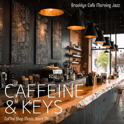 Brooklyn Cafe Morning Jazz Caffeine & Keys Coffee Shop Music Work Music Front Cover
