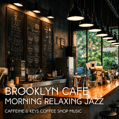 Brooklyn Cafe Morning Relaxing Jazz Caffeine & Keys Coffee Shop Music Front Cover