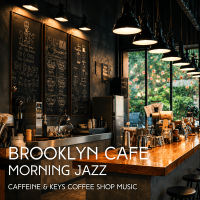 Brooklyn Cafe Morning Morning Jazz Caffeine & Keys Coffee Shop Music Front Cover
