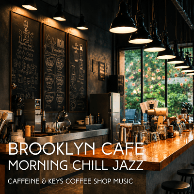 Brooklyn Cafe Morning Chill Jazz Caffeine & Keys Coffee Shop Music Front Cover