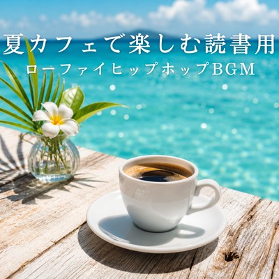 Lo-fi hip-hop background music for reading at a summer cafe. Front Cover