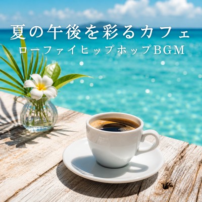 Cafe lo-fi hip-hop background music to brighten up a summer afternoon Front Cover