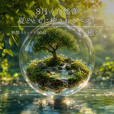 August Nature Sounds: Best Meditation and Relaxation BGM to Soothe You with Summer - Healing - Front Cover