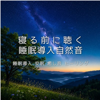 Sleep-inducing nature sounds to listen to before bed; soothing sounds for restful sleep and relaxation. Front Cover