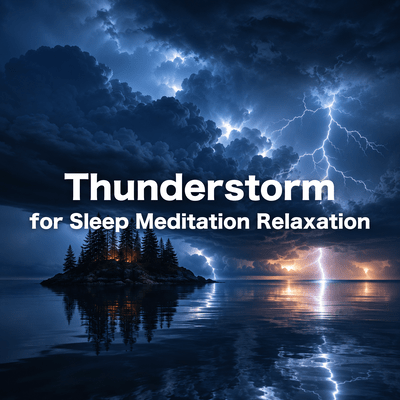Thunderstorm for Sleep Meditation Relaxation Front Cover