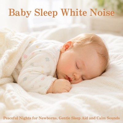 Baby Sleep White Noise - Peaceful Nights for Newborns, Gentle Sleep Aid and Calm Soundsのジャケット写真