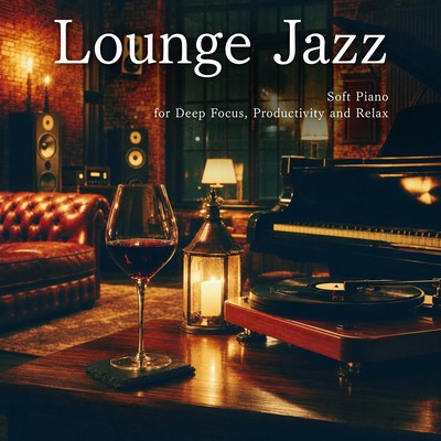 Lounge Jazz - Soft Piano for Deep Focus, Productivity and Relax Front Cover