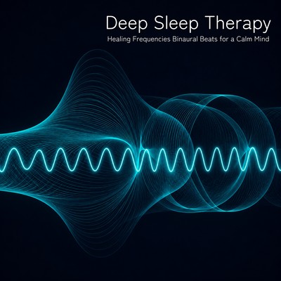 Deep Sleep Therapy: Healing Frequencies Binaural Beats for a Calm Mind Front Cover