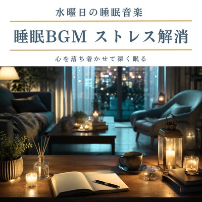 Wednesday Sleep Music: Sleep BGM for stress relief, calming the mind and promoting deep sleep. Front Cover