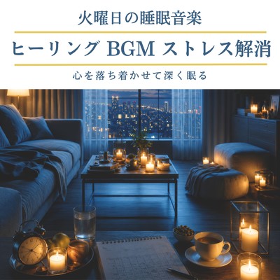 Tuesday's Sleep Music: Healing BGM for Stress Relief, Calming Mind and Deep Sleep Front Cover