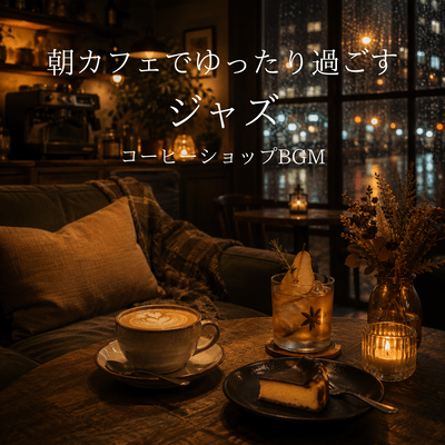 Relaxing in a cafe in the morning, jazz music playing in the background. Front Cover