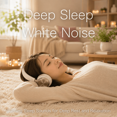 Deep Sleep White Noise - Calming Sleep Sounds for Deep Rest and Relaxation Front Cover