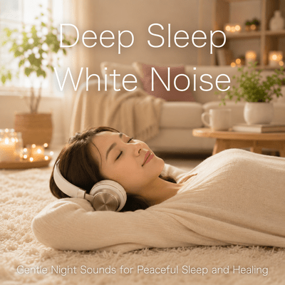 Deep Sleep White Noise - Gentle Night Sounds for Peaceful Sleep and Healing Front Cover