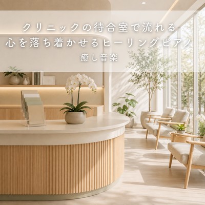 Calming, healing piano music playing in the clinic waiting room. Front Cover
